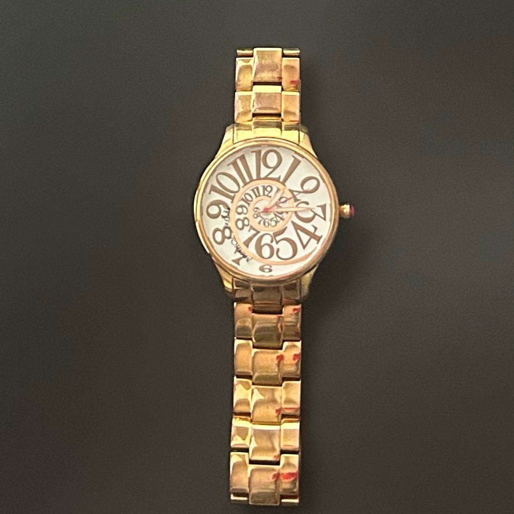 Betsy Johnson Rose Gold Women’s Watch